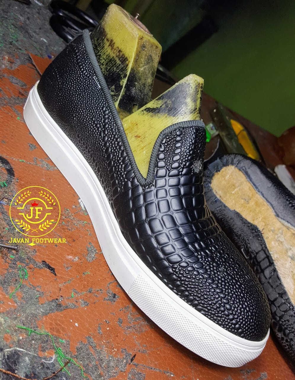 Black Croco Sneaker  XAF 20000